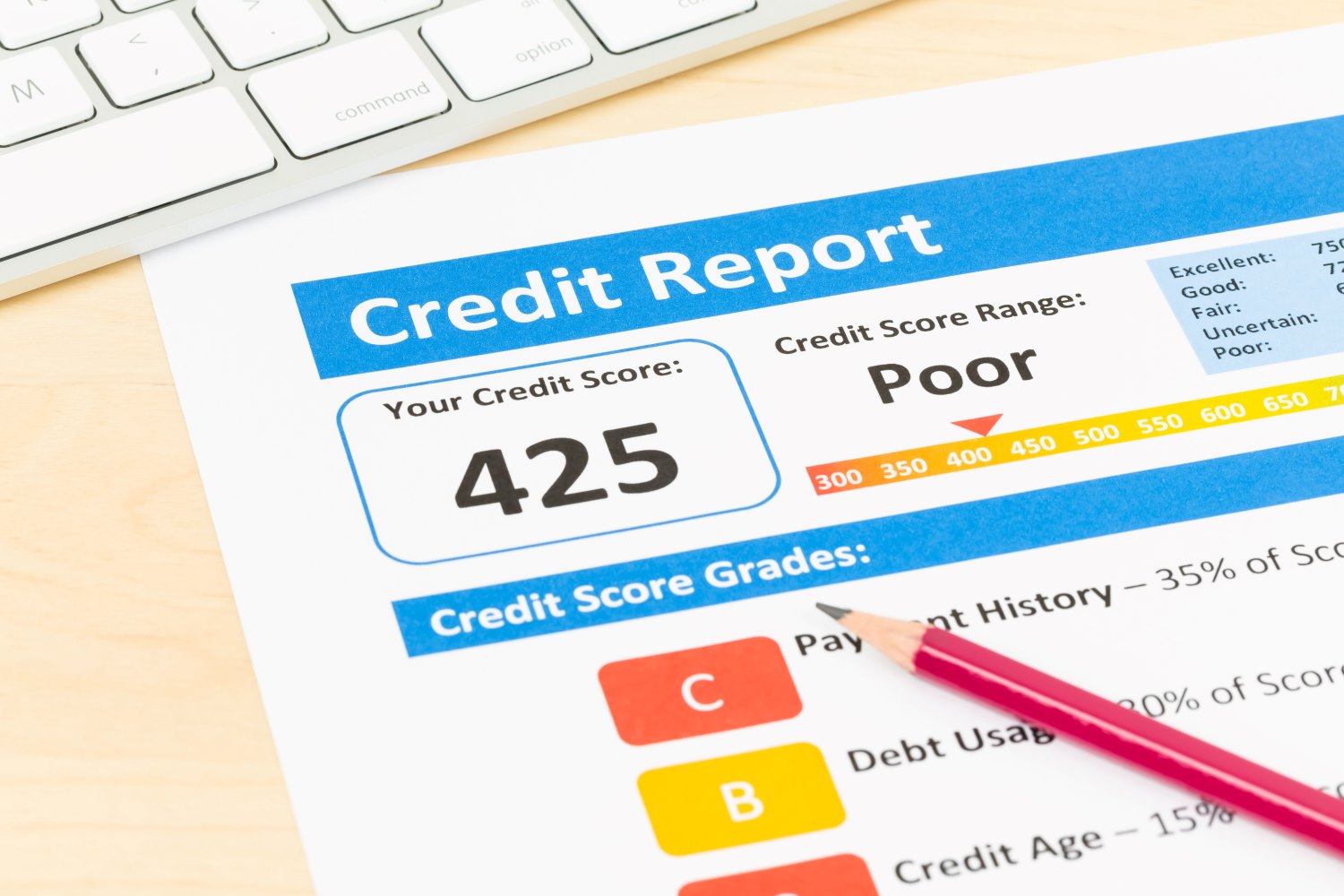 bad credit report